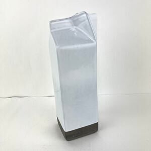 Costa Nova Stoneware Milk Carton Shape Pitcher